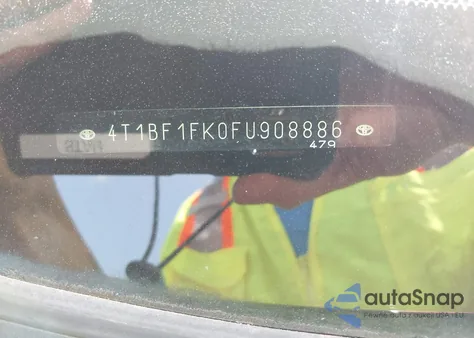 2015 Toyota Camry Xle from USA, damaged, VIN 4T1BF1FK0FU908886